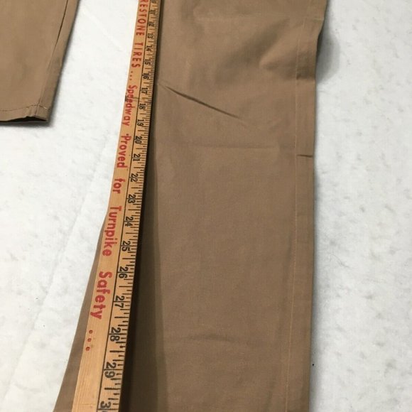 NEW Across the Pond Mens 32X30 Beige Stretch Slim Fit Casual Pants NWT skinny - Picture 3 of 5